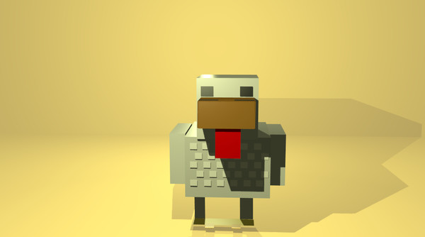 minecraft chicken 3d model - Minecraft Chicken (SALE) by Claymodels